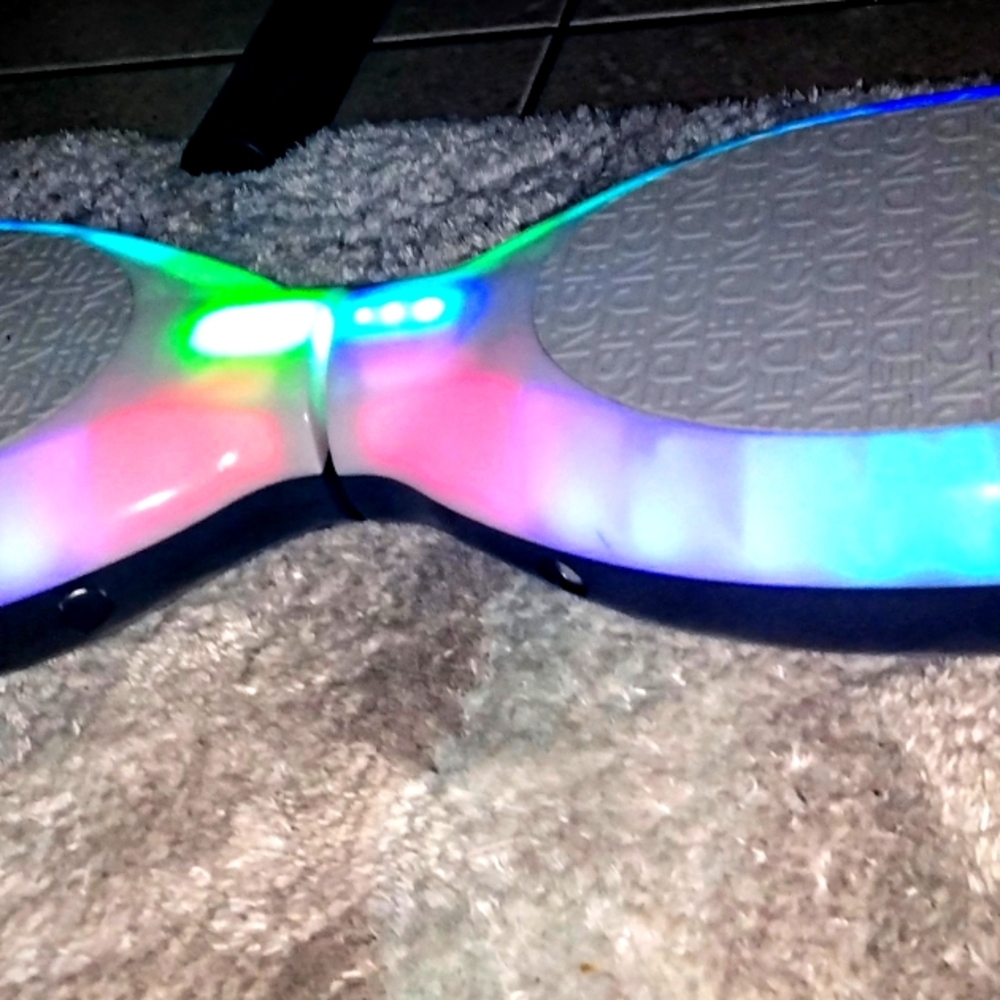 Led lite up hover board